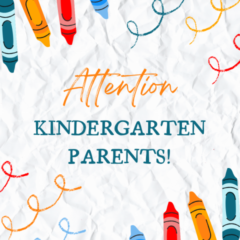 Attention Kindergarten parents image