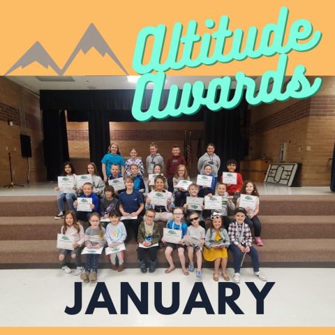 Picture of January Altitude Award winners