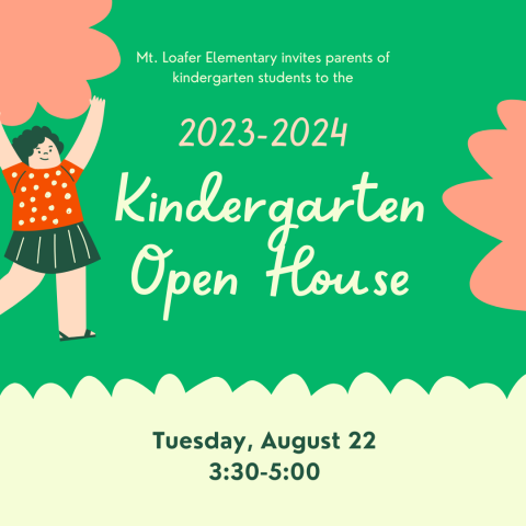 Kindergarten Open House flyer