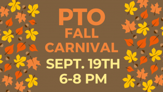 PTO Fall Carnival Sept. 19 6-8 pm