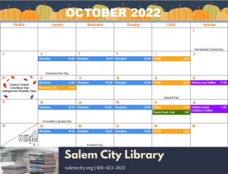 Salem City Library Calendar