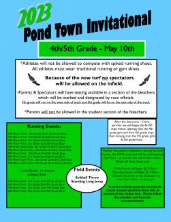 Pond Town Invitational Flyer