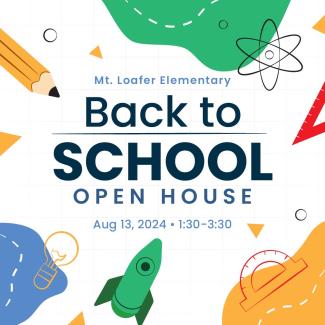 Back to School Open House flyer