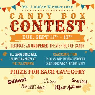 Candy Box Decorating Contest Information